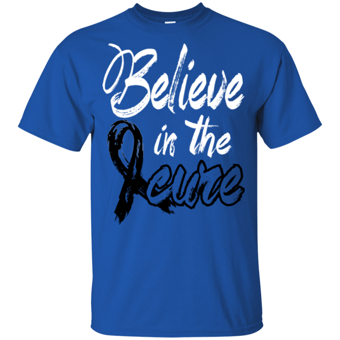 Believe in the cure – Melanoma Awareness Kids t-shirt