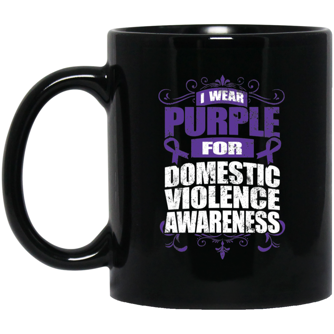 I Wear Purple for Domestic Violence Awareness! Mug