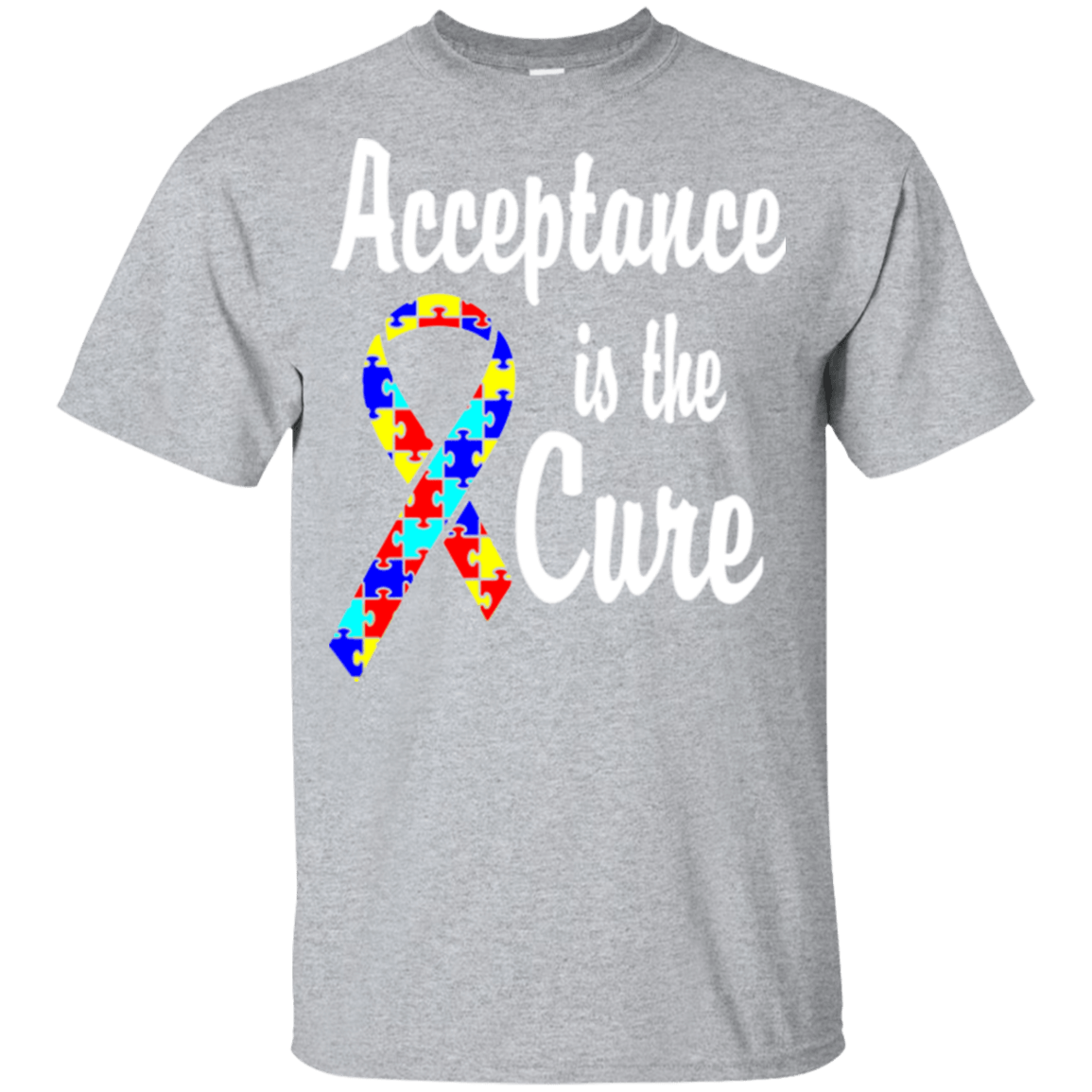 Acceptance is the Cure – Autism Awareness Kids t-shirt