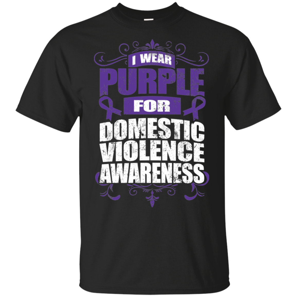 I Wear Purple for Domestic Violence Awareness! T-shirt