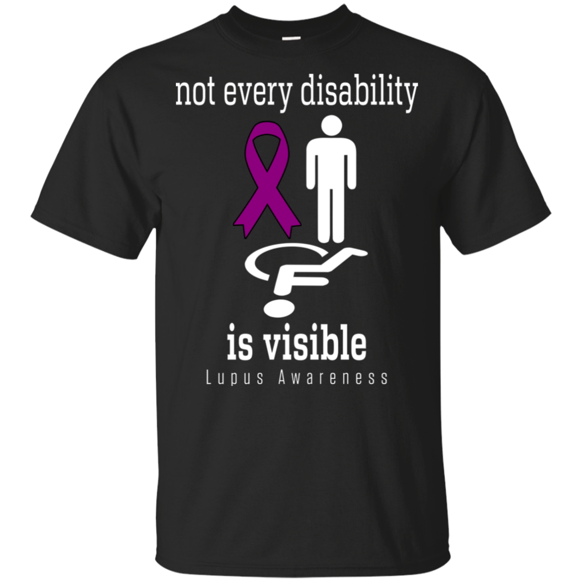 Not every disability is visible! Lupus Awareness KIDS t-shirt