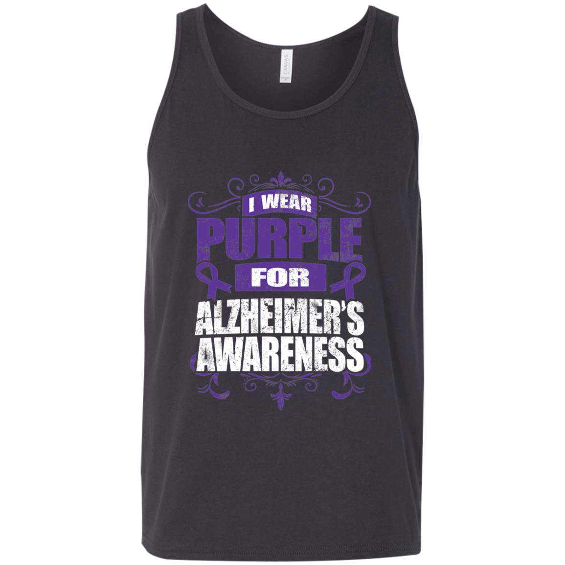 I Wear Purple for Alzheimer’s Awareness! Tank Top