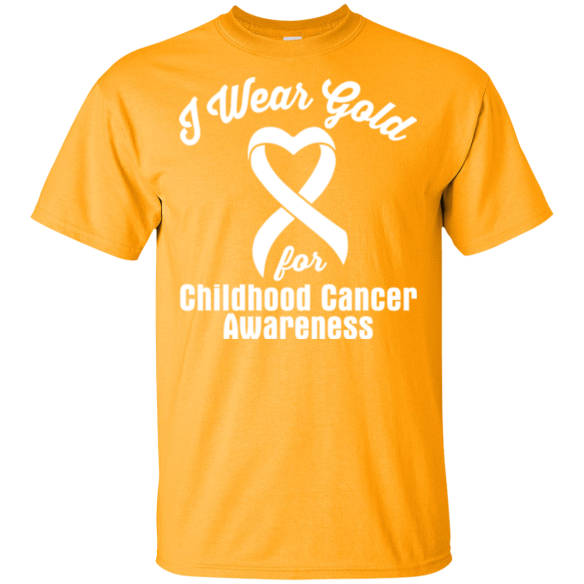 I Wear Gold! Childhood Cancer Awareness T-shirt