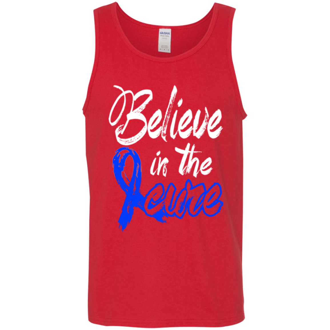 Believe in the cure Colon Cancer Awareness Unisex Tank Top