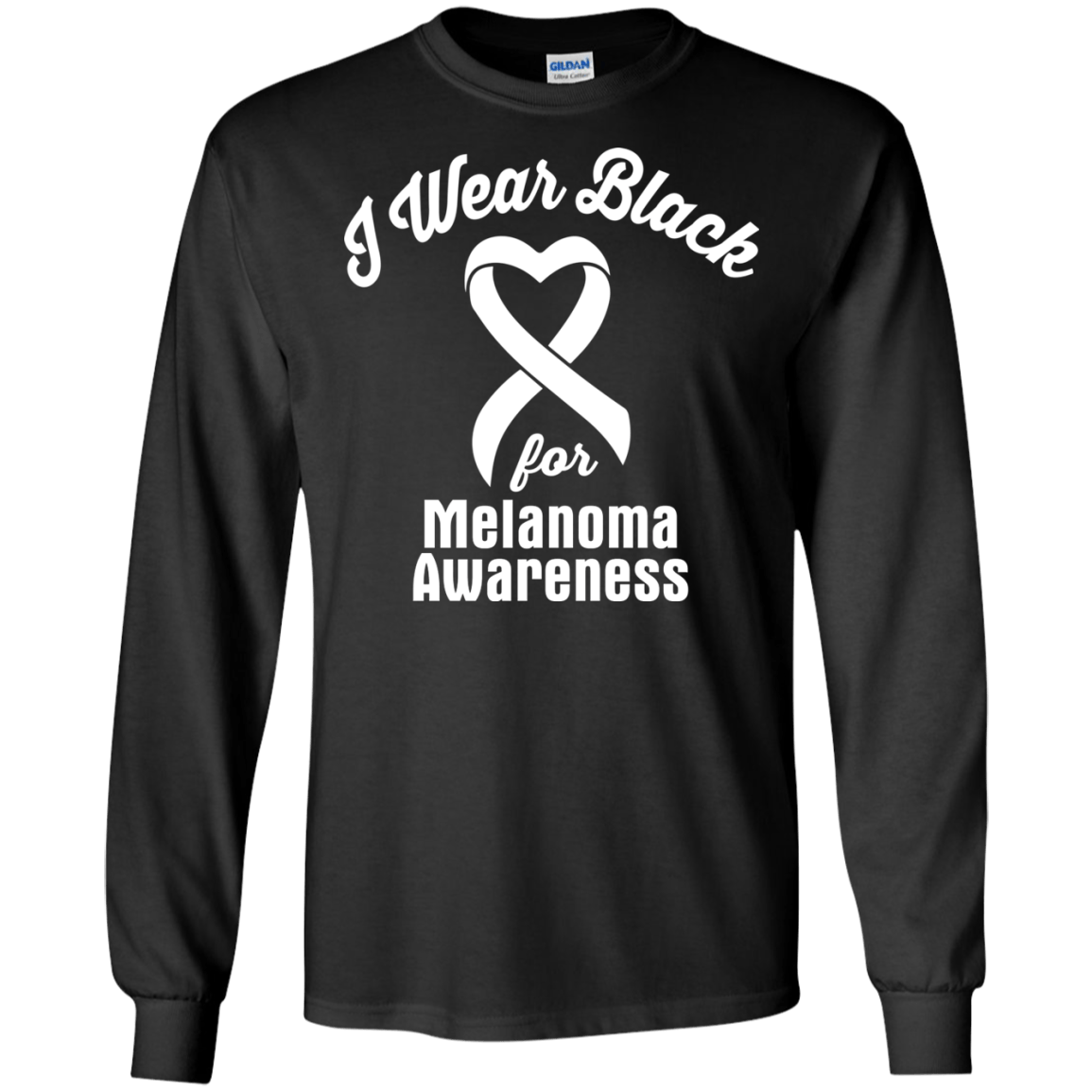 I Wear Black For Melanoma Awareness… Long Sleeve Collection