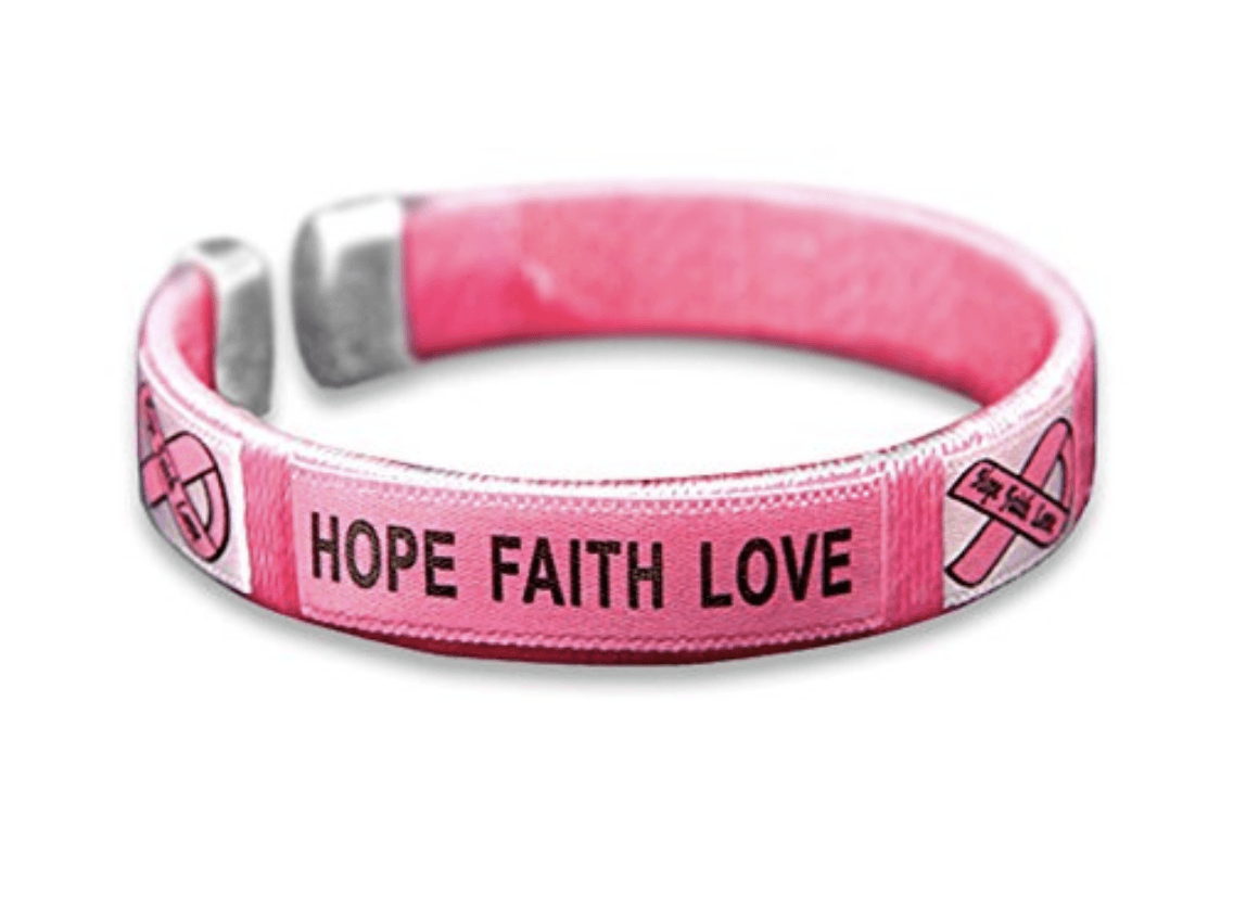 5 Pack Breast Cancer Awareness Bangles