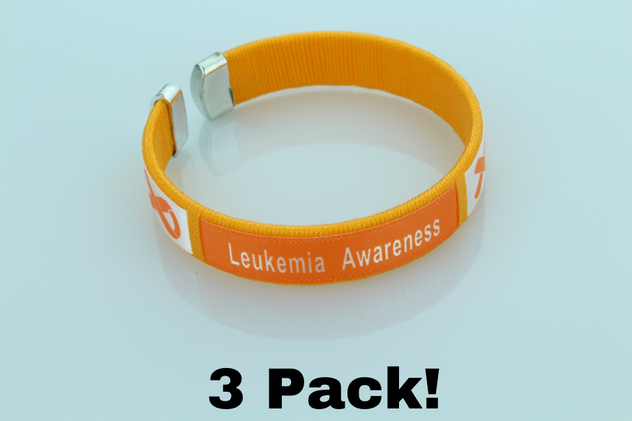 3 Pack Leukemia Awareness Bangles