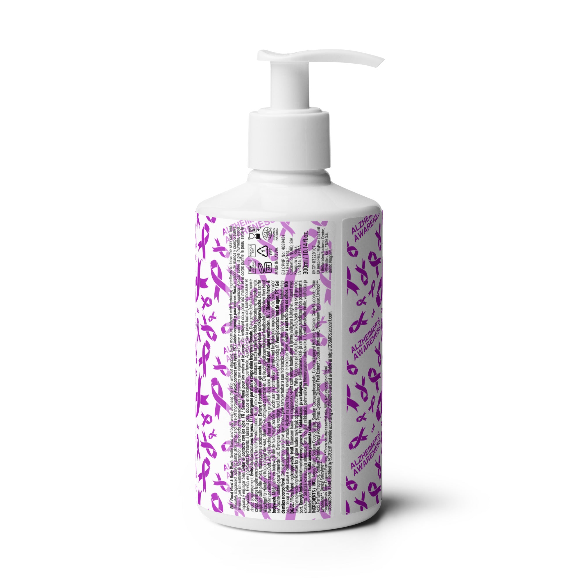 Alzheimer’s Awareness Floral hand & body wash