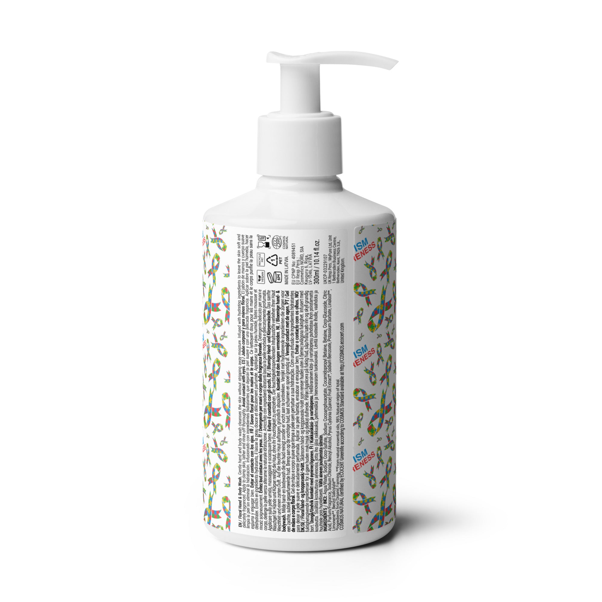 Autism Awareness Floral hand & body wash