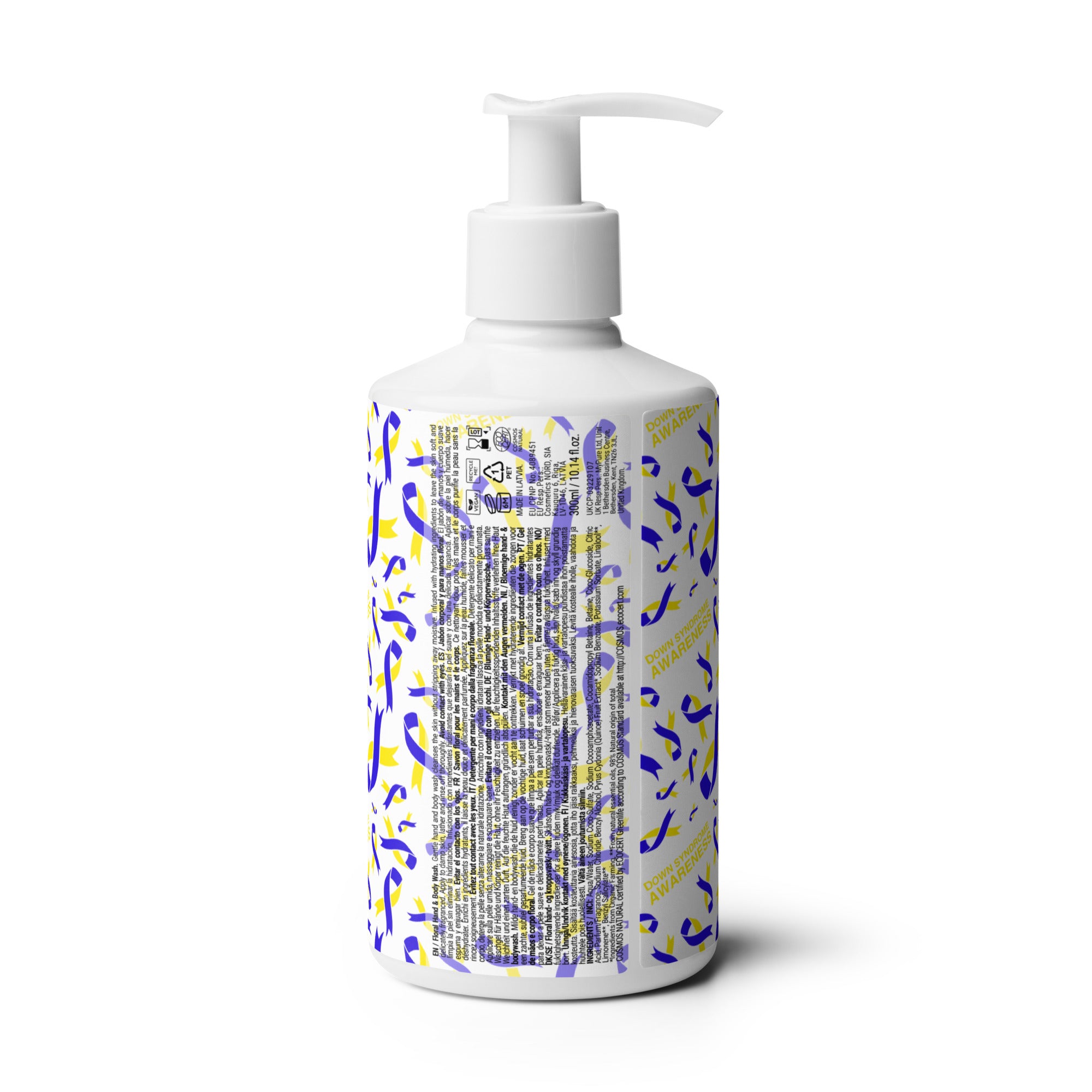 Down Syndrome Awareness Floral hand & body wash