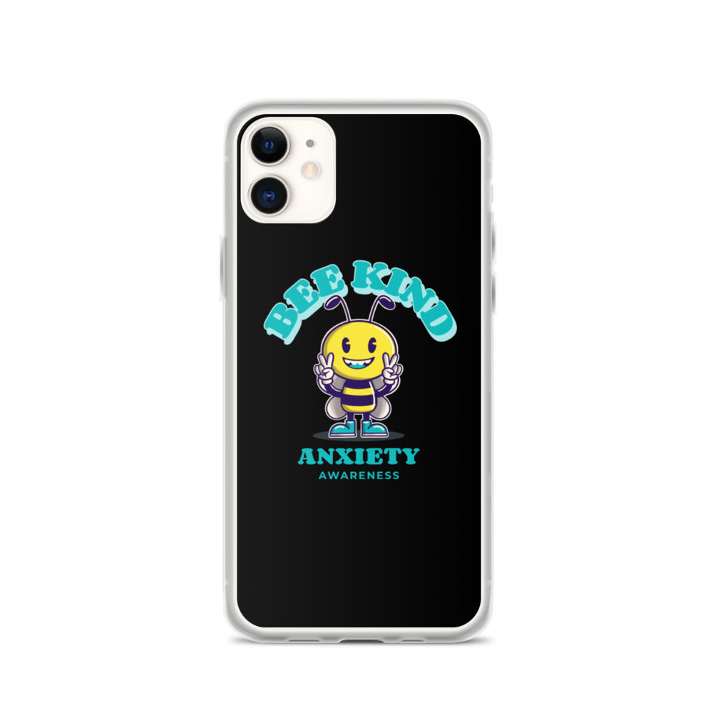 Anxiety Awareness Bee Kind iPhone Case