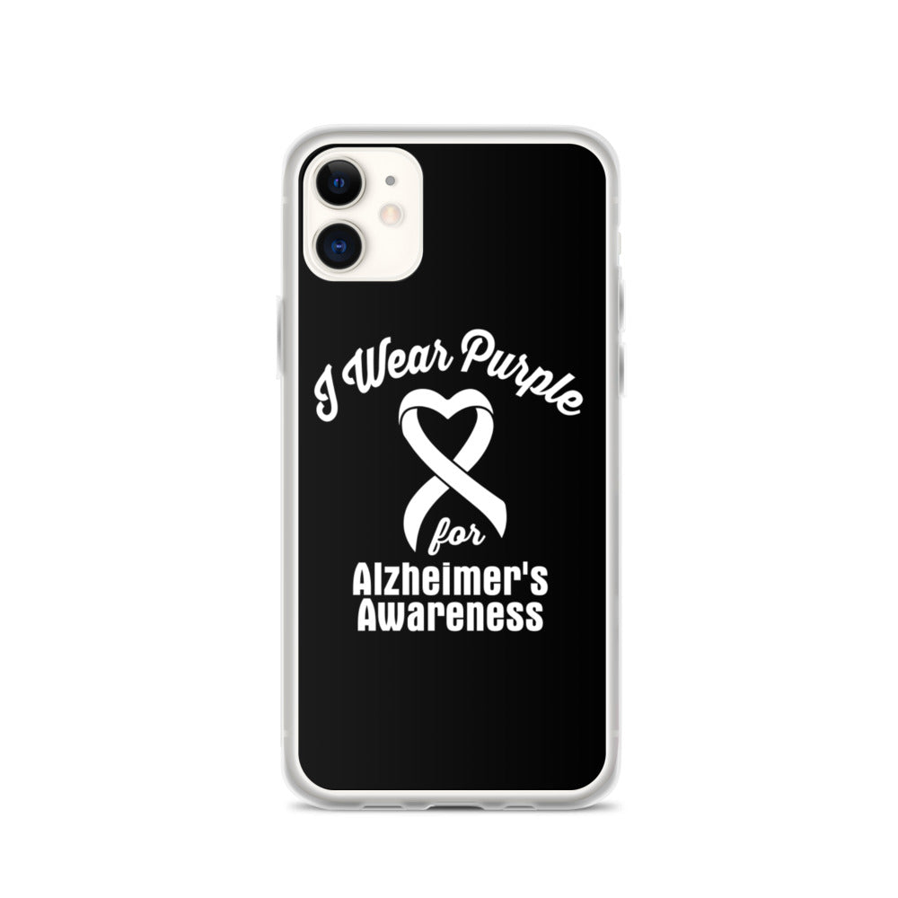 Alzheimer’s Awareness I Wear Purple iPhone Case