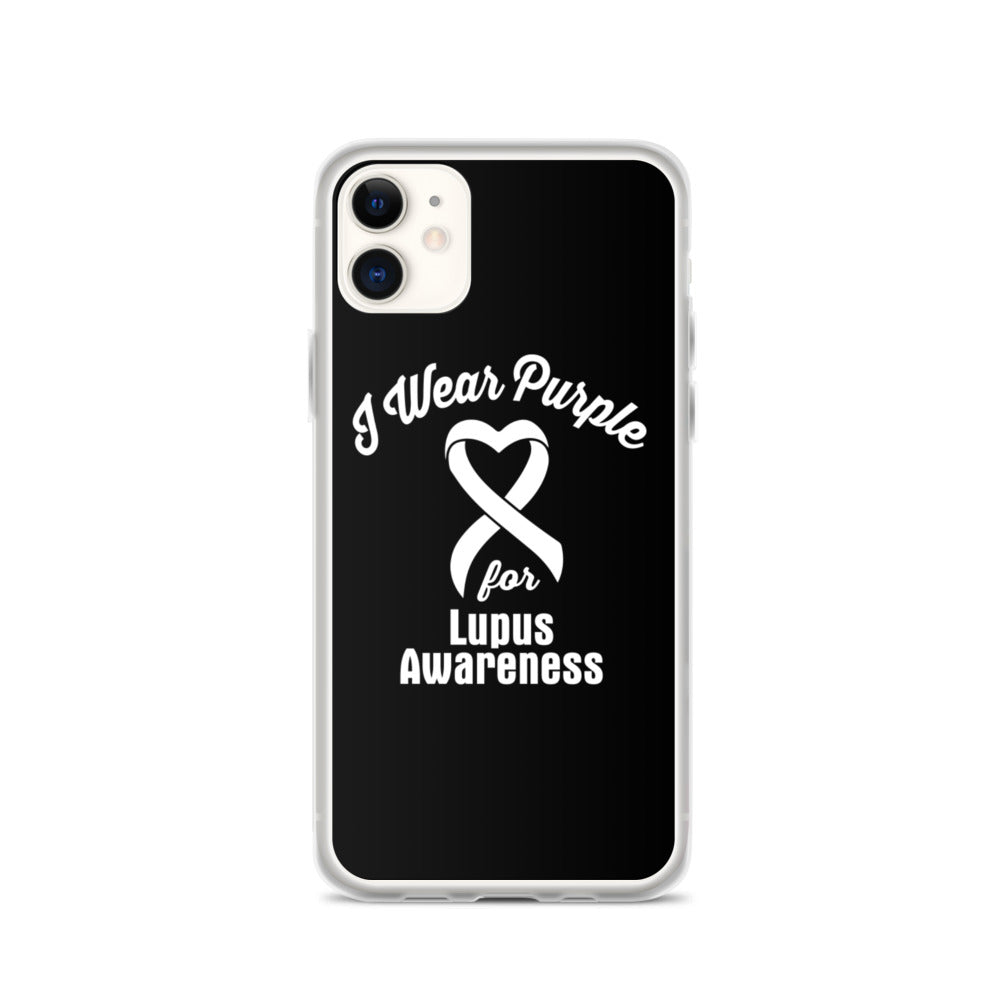 Lupus Awareness I Wear Purple iPhone Case