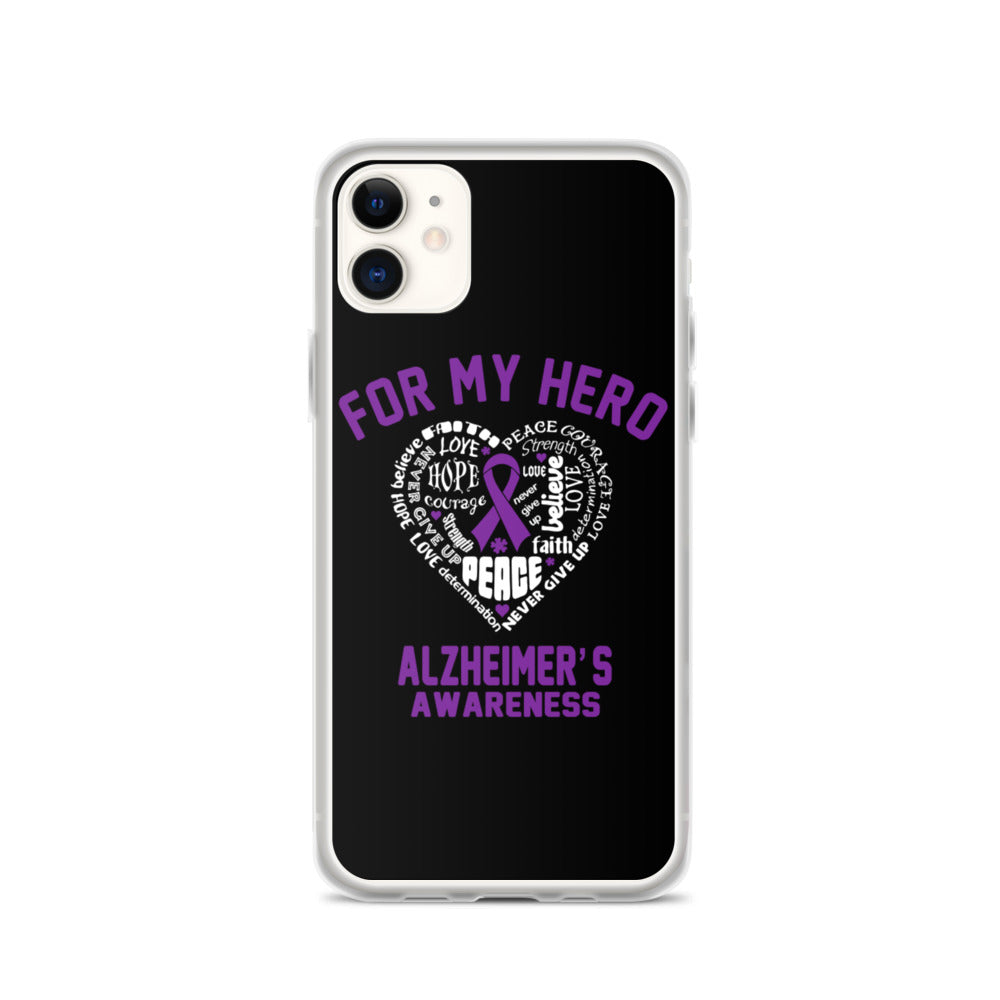 Alzheimer’s Awareness For My Hero iPhone Case