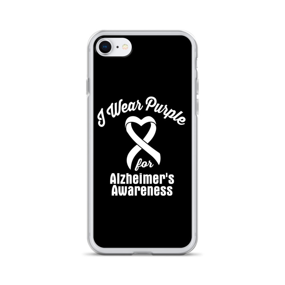 Alzheimer’s Awareness I Wear Purple iPhone Case