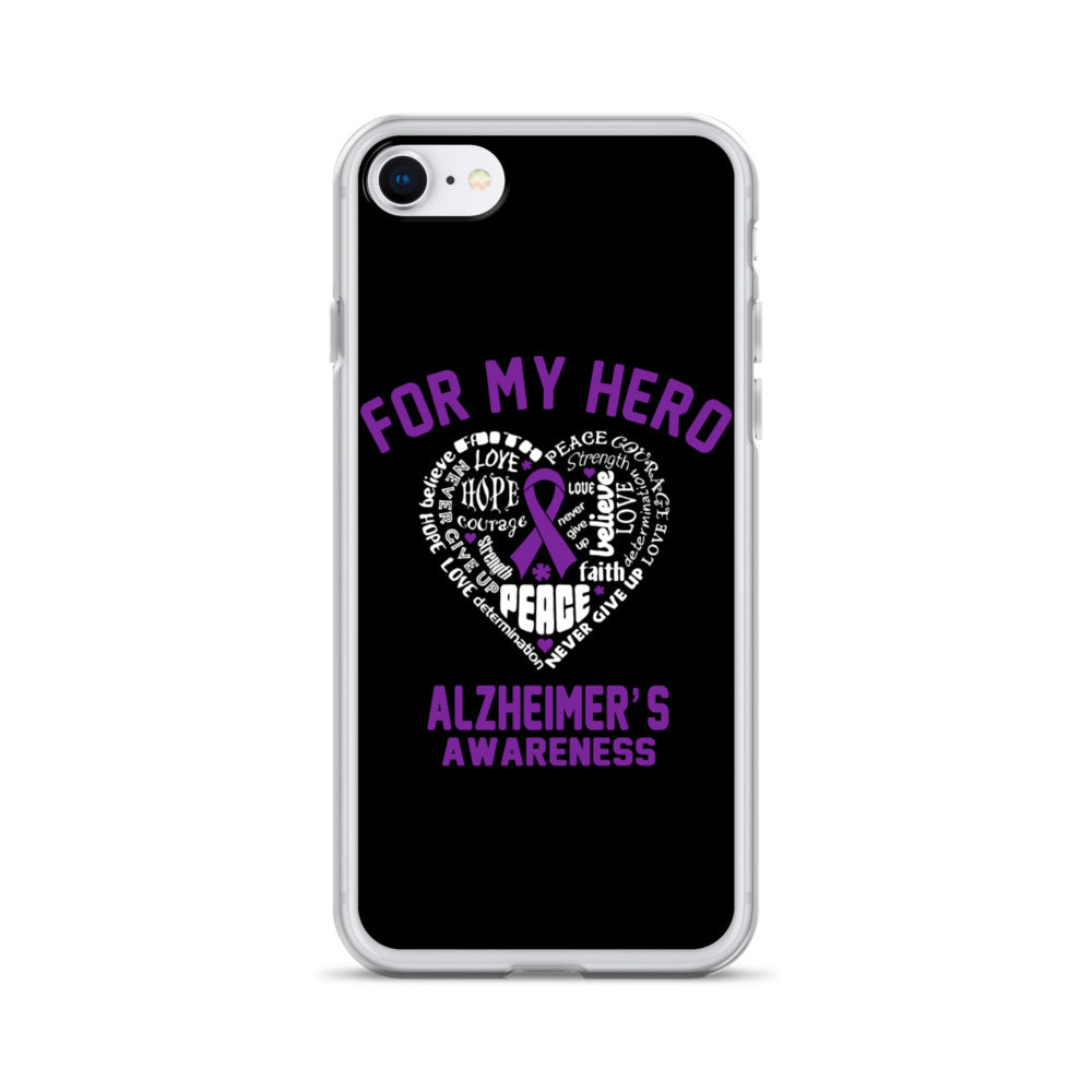 Alzheimer’s Awareness For My Hero iPhone Case