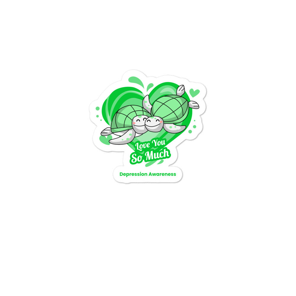 Depression Awareness I Love You so Much Sticker