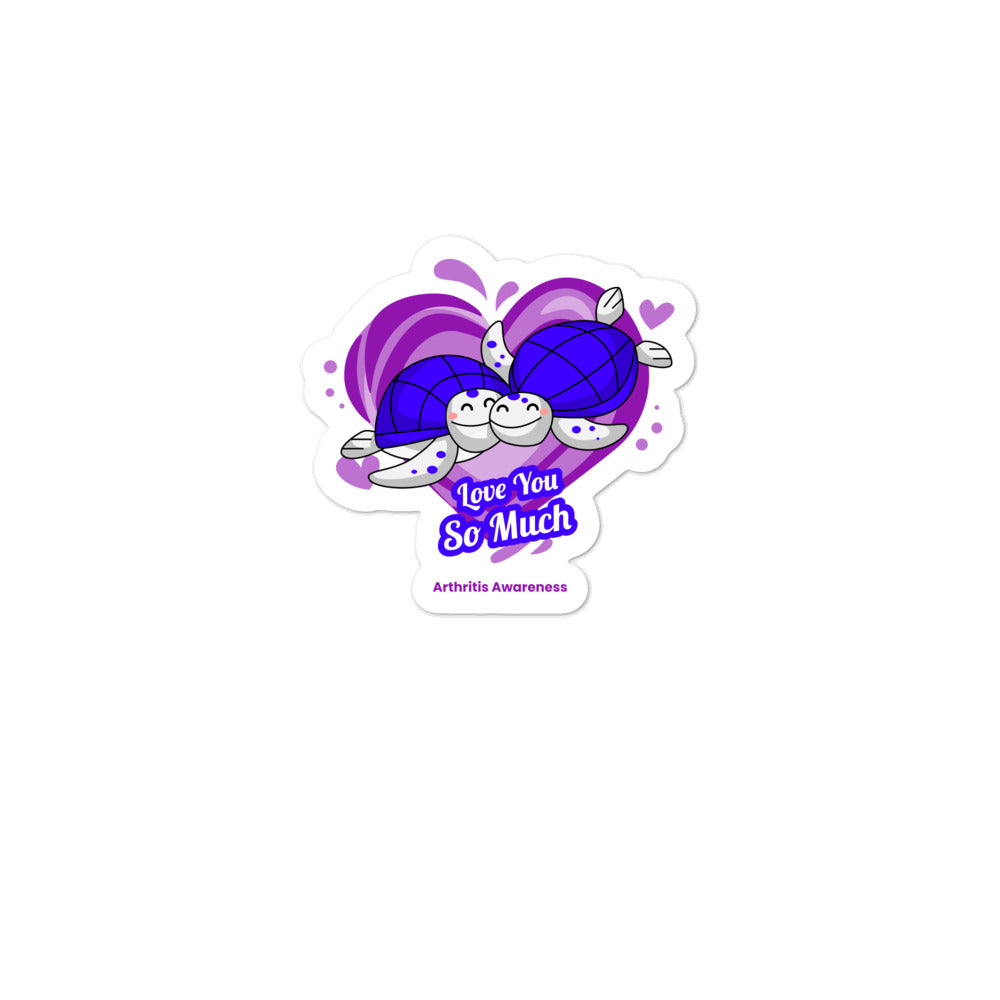 Rheumatoid Arthritis Awareness I Love You so Much Sticker