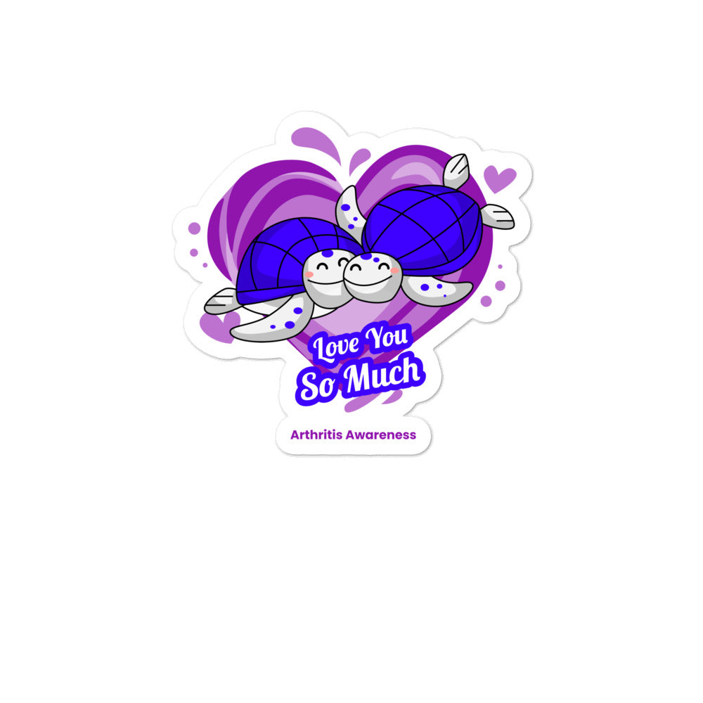 Rheumatoid Arthritis Awareness I Love You so Much Sticker