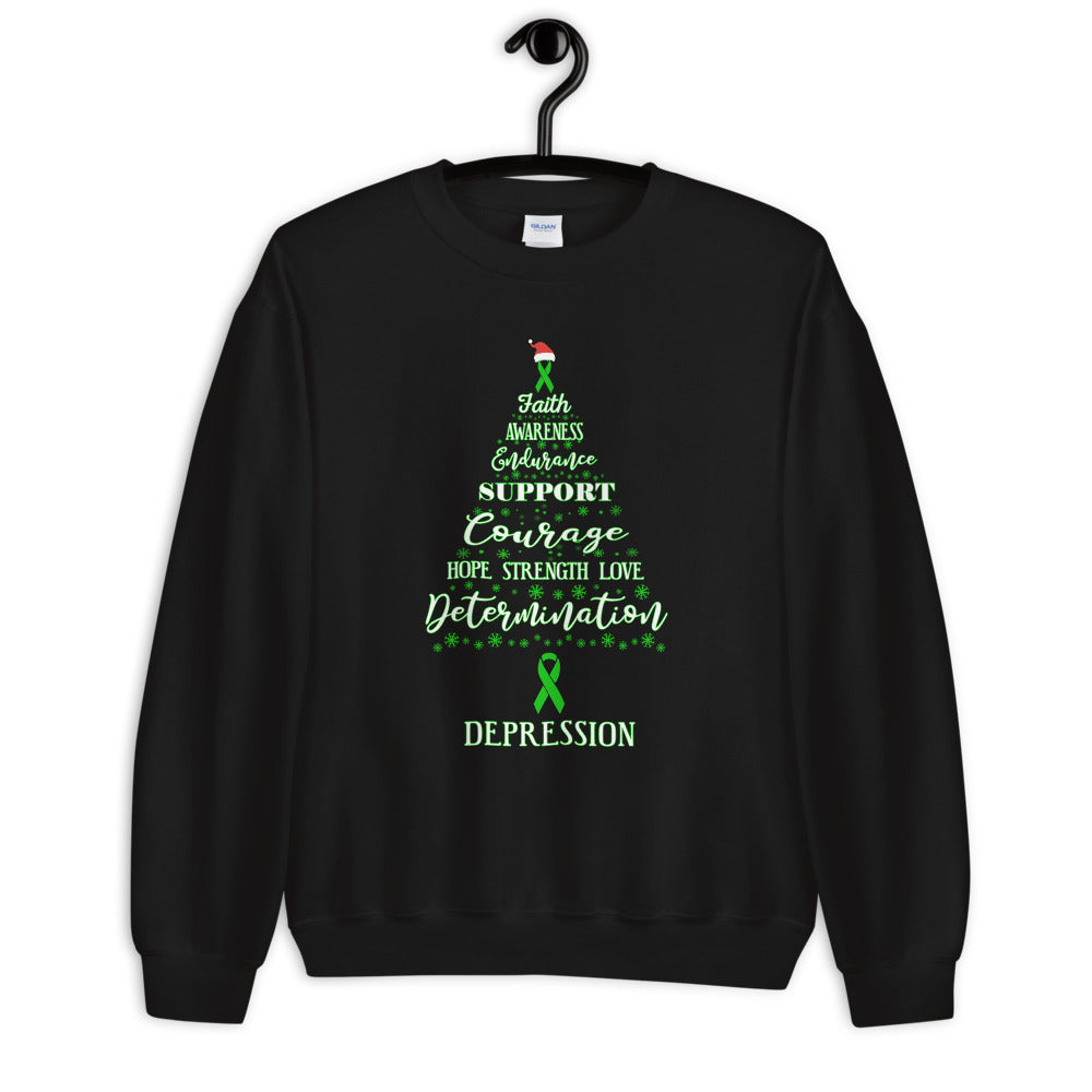 Depression Awareness Christmas Hope Sweatshirt