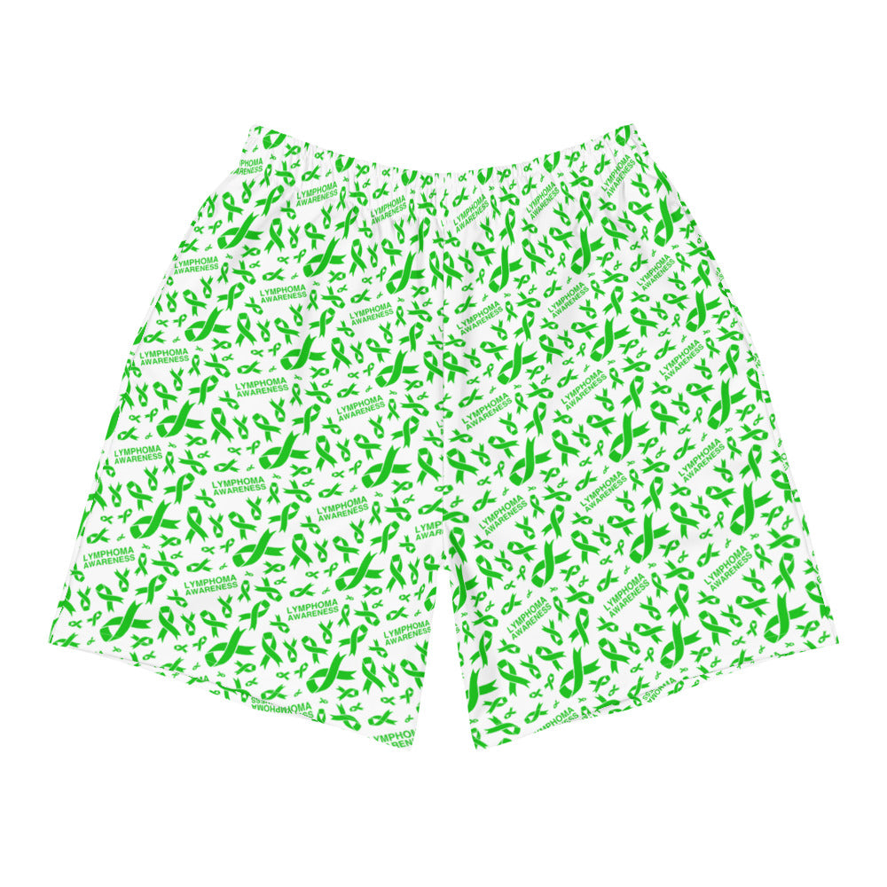 Lymphoma Awareness Ribbon Pattern Shorts