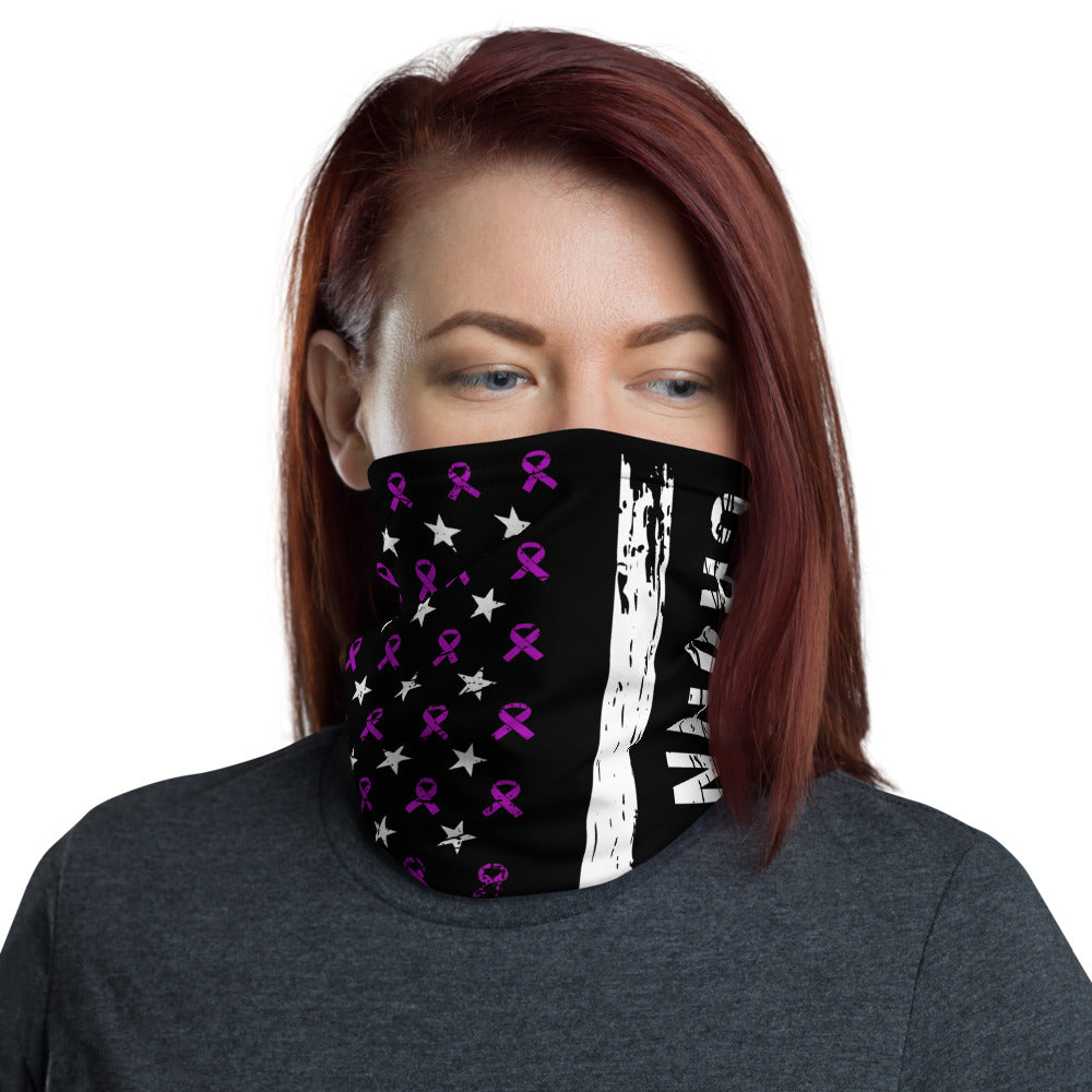 Crohn’s Awareness USA Flag Washable Face Mask / Neck Gaiter