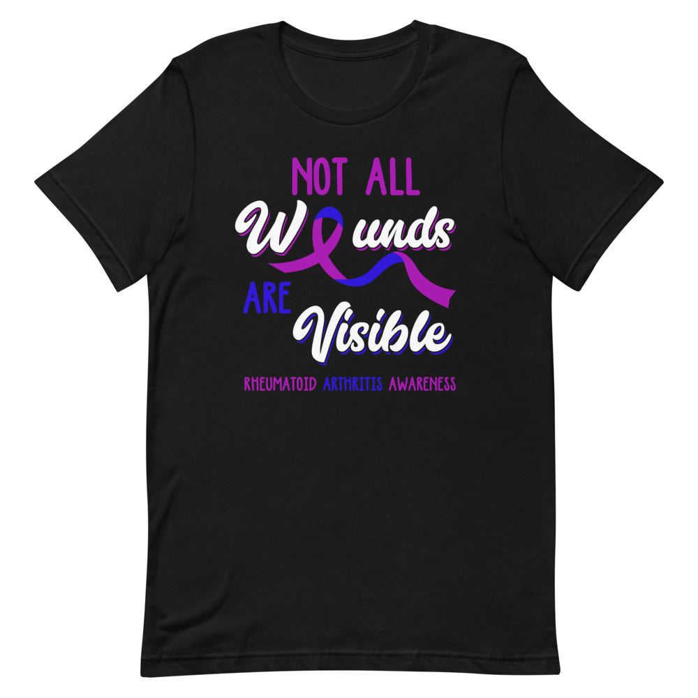 Rheumatoid Arthritis Awareness Not All Wounds Are Visible Premium T-Shirt