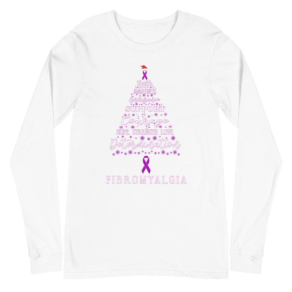 Fibromyalgia Awareness Christmas Hope Long Sleeve T-Shirt