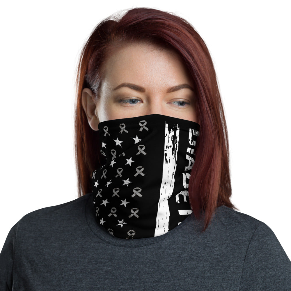 Diabetes Awareness USA Flag Washable Face Mask / Neck Gaiter