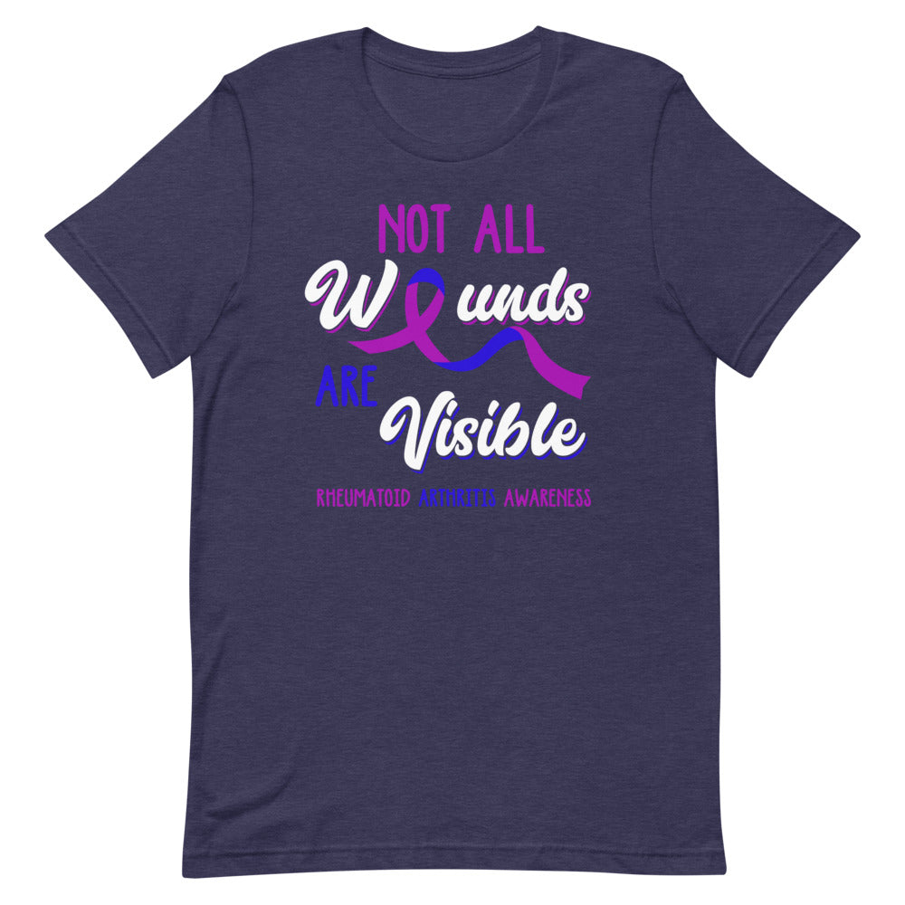 Rheumatoid Arthritis Awareness Not All Wounds Are Visible Premium T-Shirt