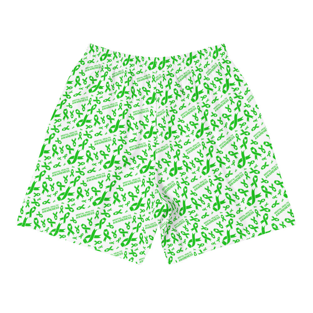 Mental Health Awareness Ribbon Pattern Shorts