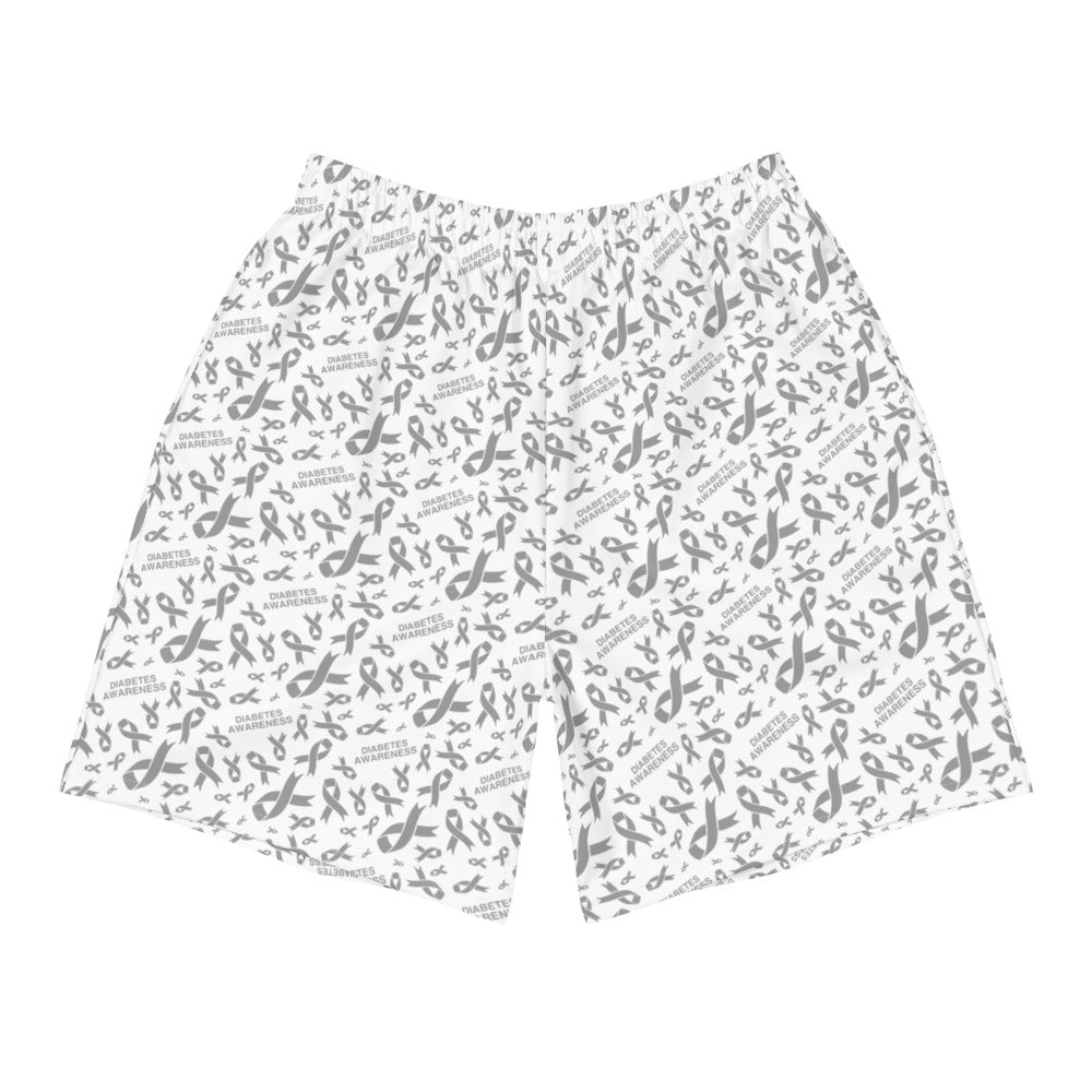 Diabetes Awareness Ribbon Pattern Shorts