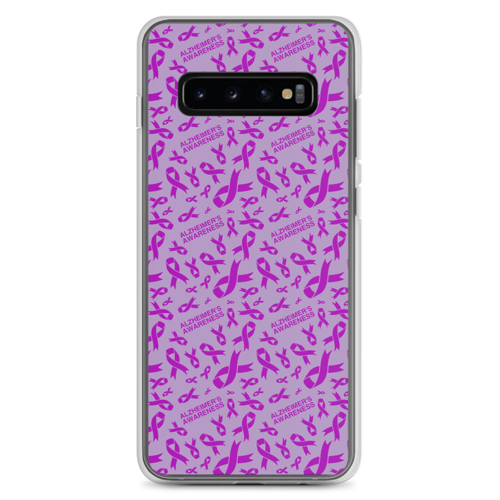 Alzheimer’s Awareness Ribbon Pattern Samsung Phone Case