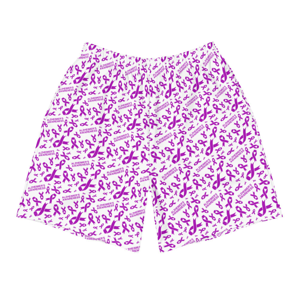 Alzheimer’s Awareness Ribbon Pattern Shorts