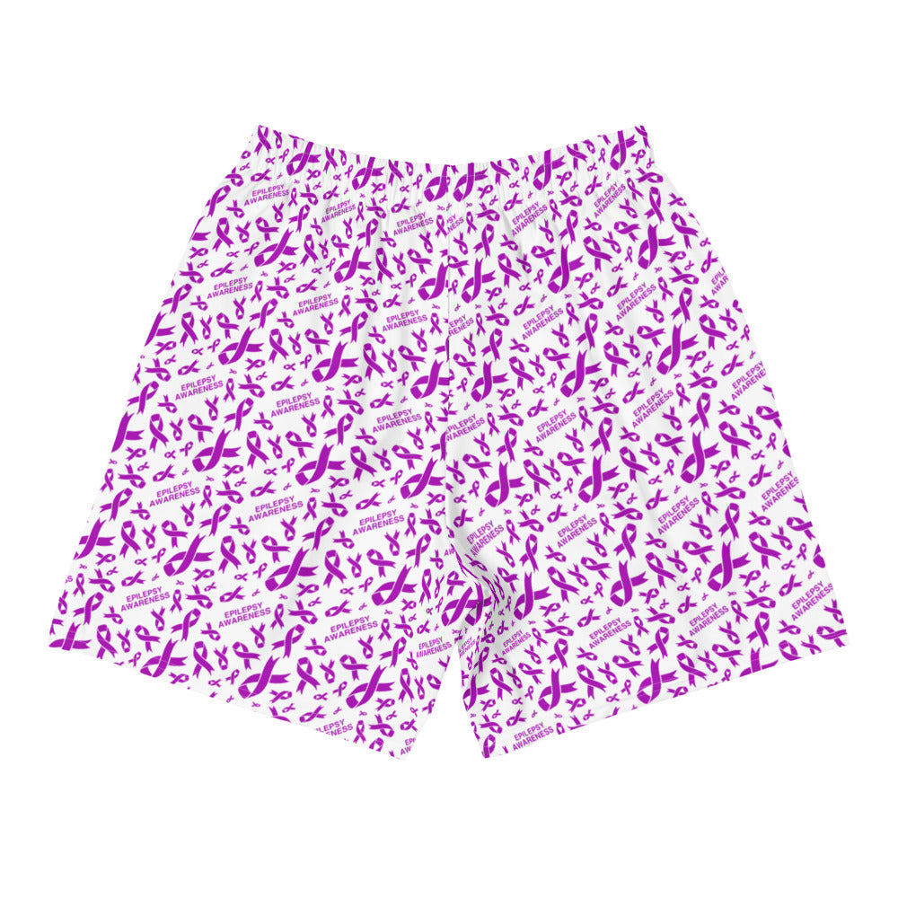 Epilepsy Awareness Ribbon Pattern Shorts