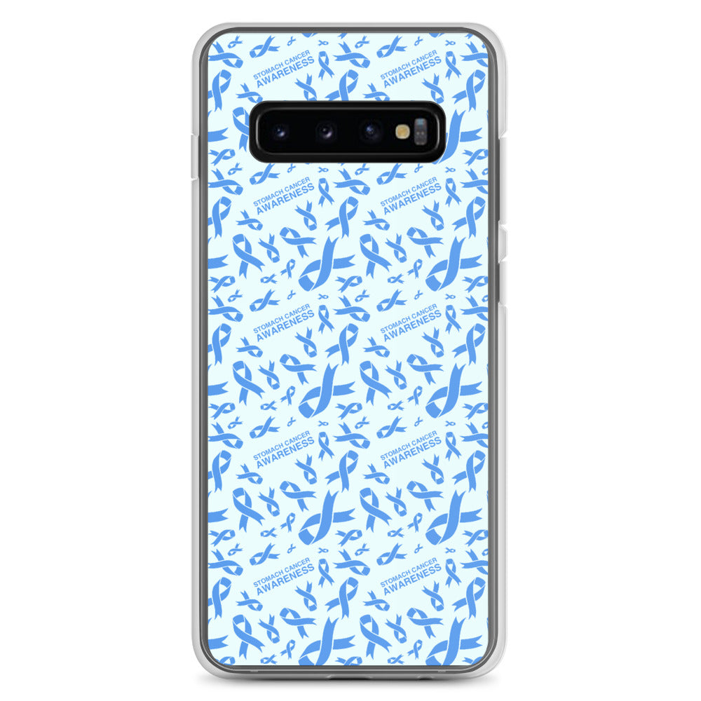 Stomach Cancer Awareness Ribbon Pattern Samsung Phone Case