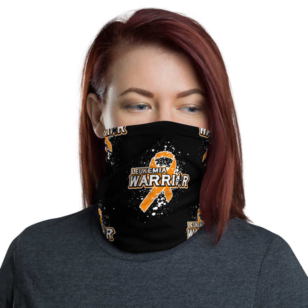 Leukemia Warrior Face Mask Neck Gaiter Washable Reusable