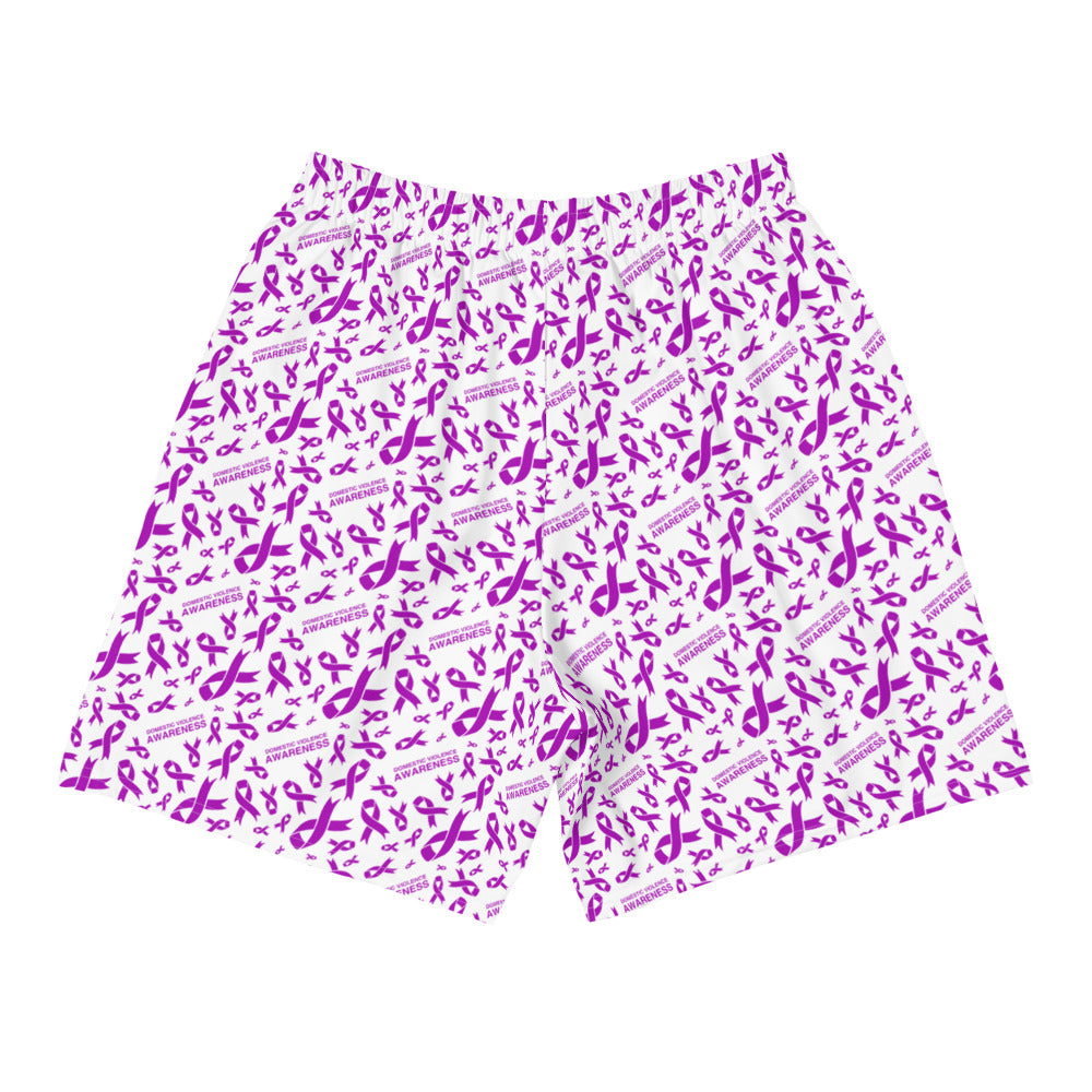 Domestic Violence Awareness Ribbon Pattern Shorts