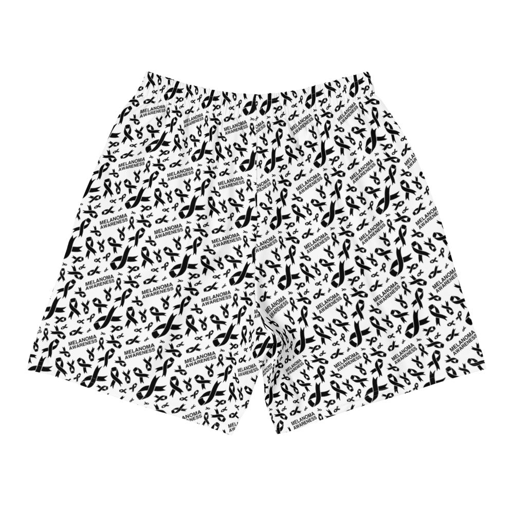 Melanoma Awareness Ribbon Pattern Shorts