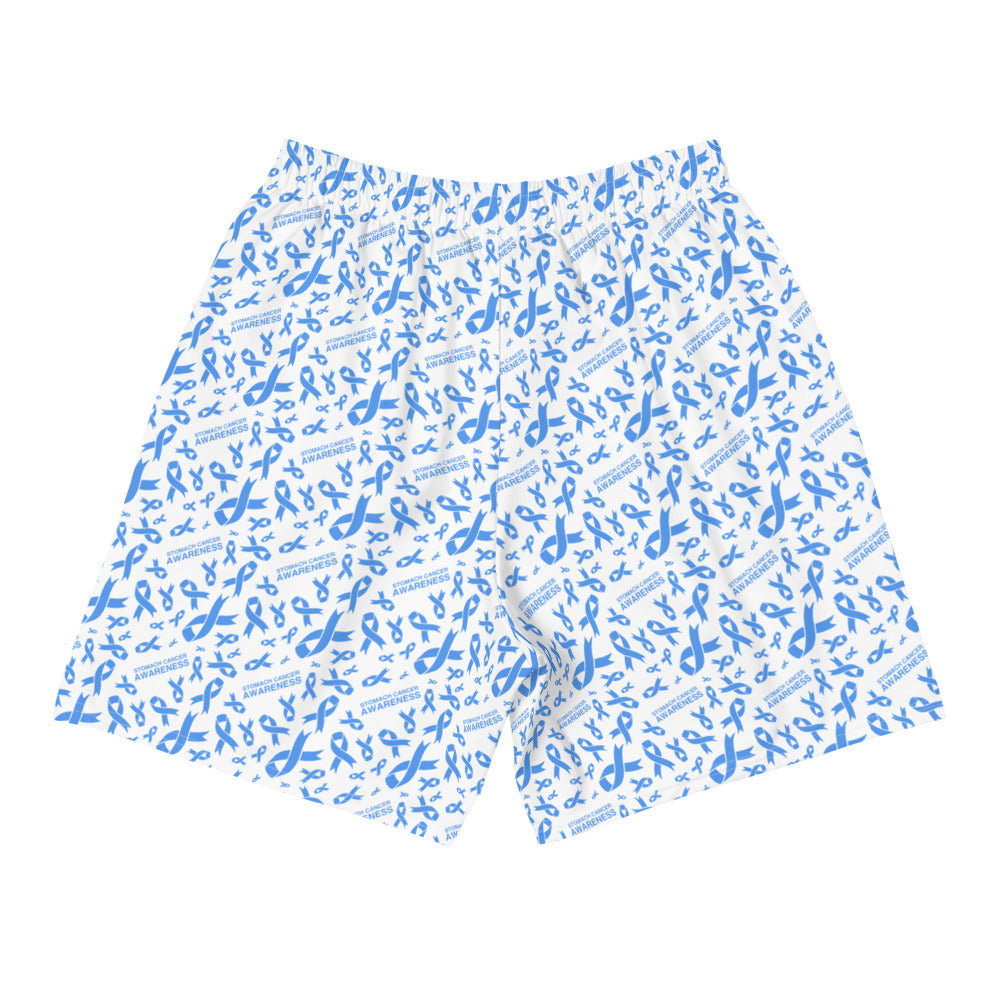 Stomach Cancer Awareness Ribbon Pattern Shorts