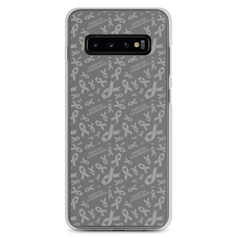 Diabetes Awareness Ribbon Pattern Samsung Phone Case