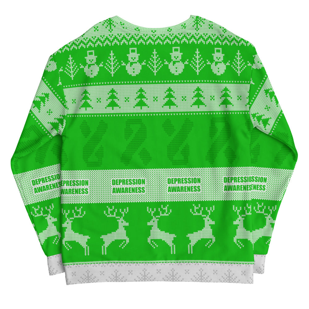 Depression Awareness Christmas Jumper Sweatshirt