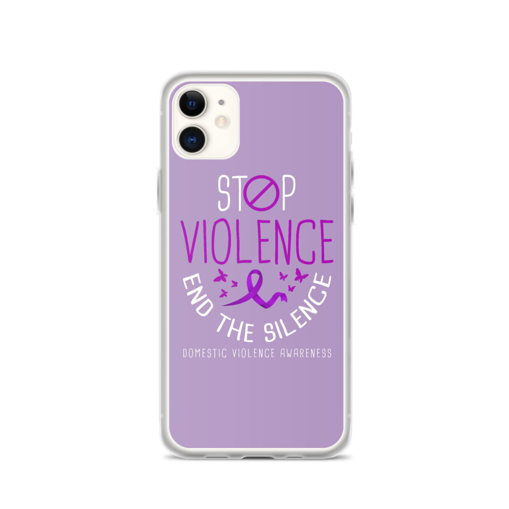 Domestic Violence Awareness End The Silence iPhone Case