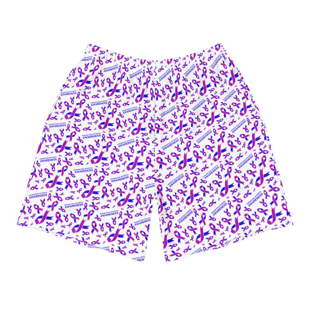 Rheumatoid Arthritis Awareness Ribbon Pattern Shorts