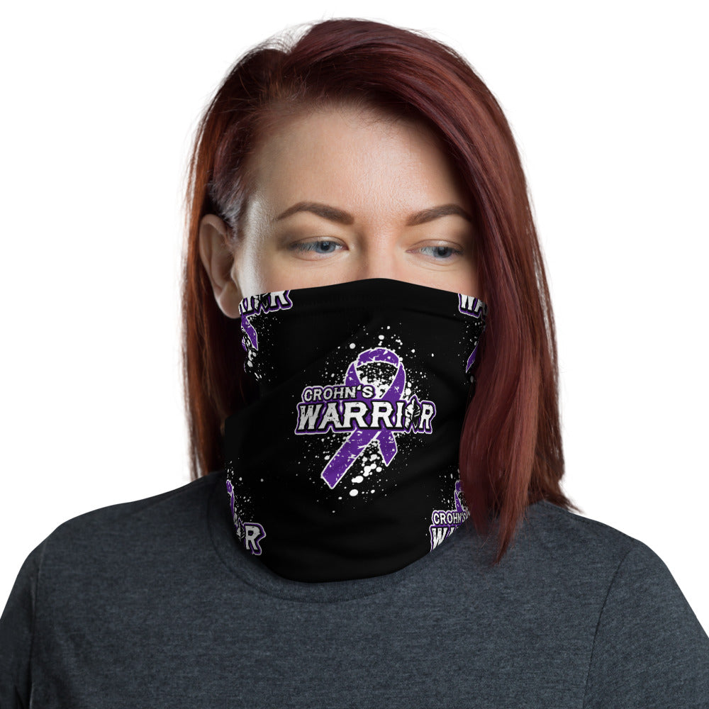 Crohn’s Warrior Face Mask Neck Gaiter Washable Reusable