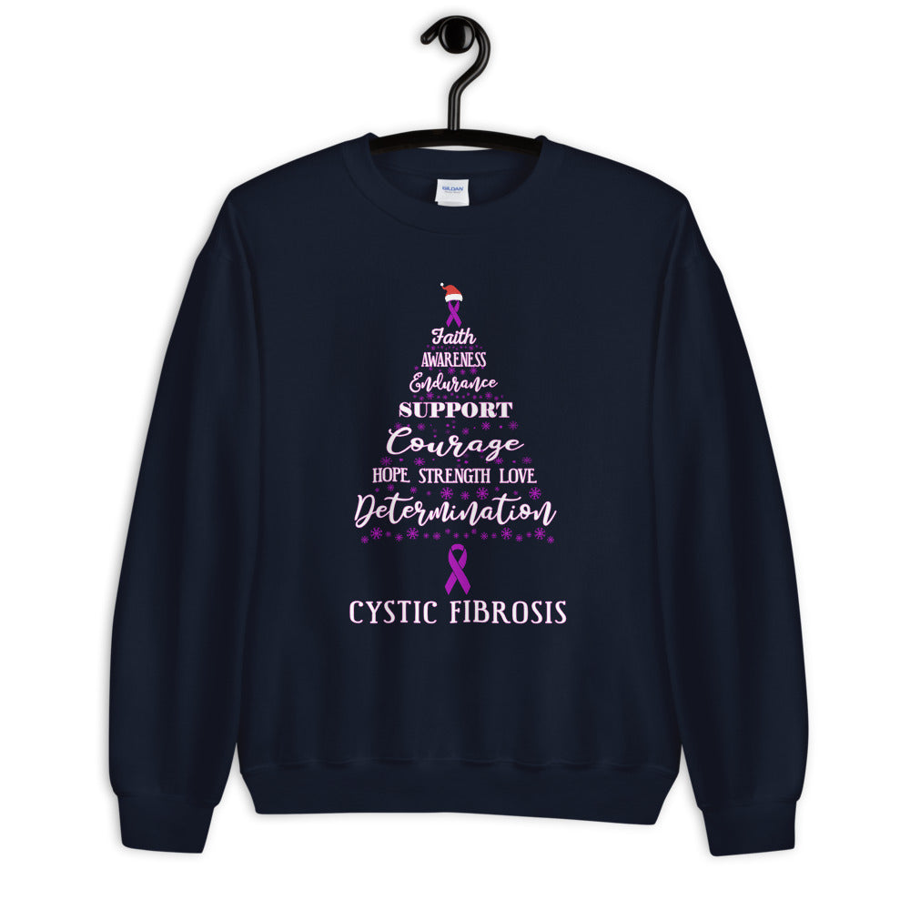 Cystic Fibrosis Awareness Christmas Hope Sweatshirt