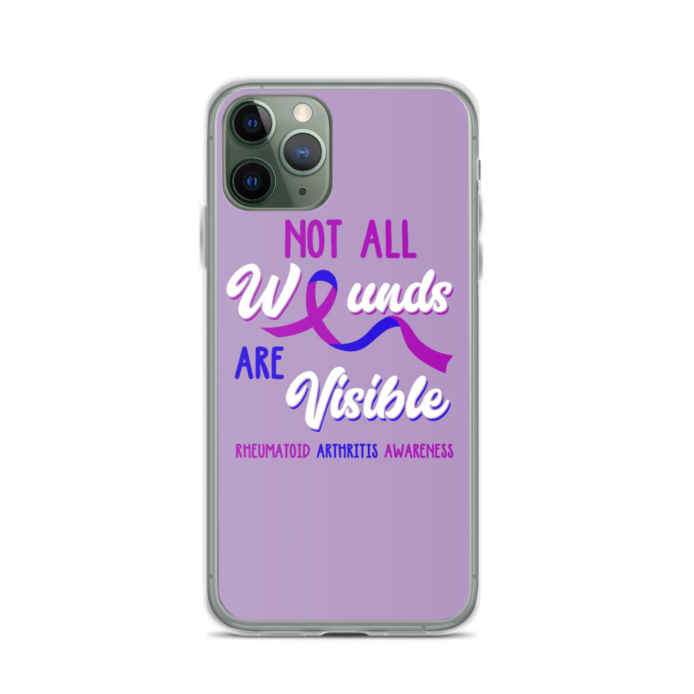 Rheumatoid Arthritis Awareness Not All Wounds Are Visible iPhone Case