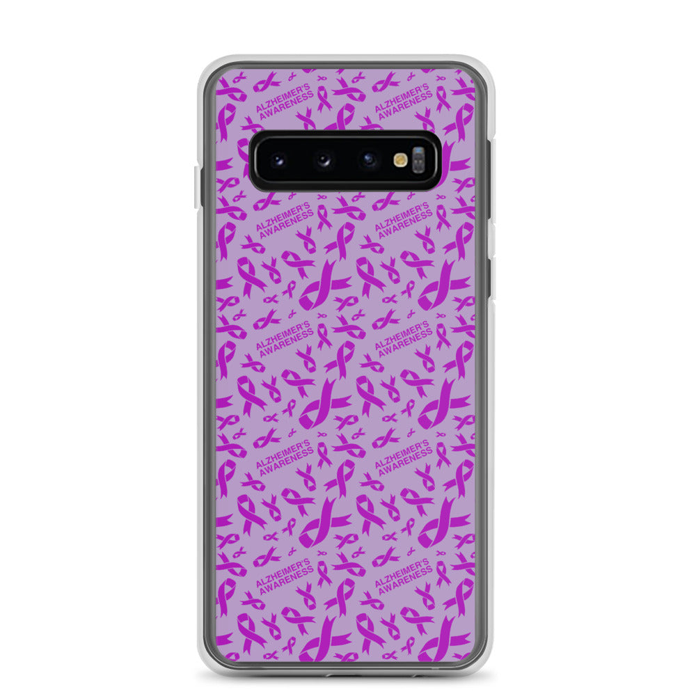 Alzheimer’s Awareness Ribbon Pattern Samsung Phone Case