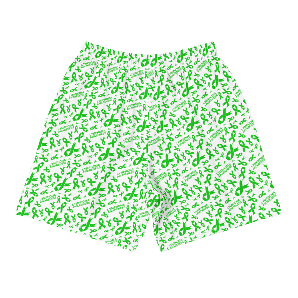 Lymphoma Awareness Ribbon Pattern Shorts