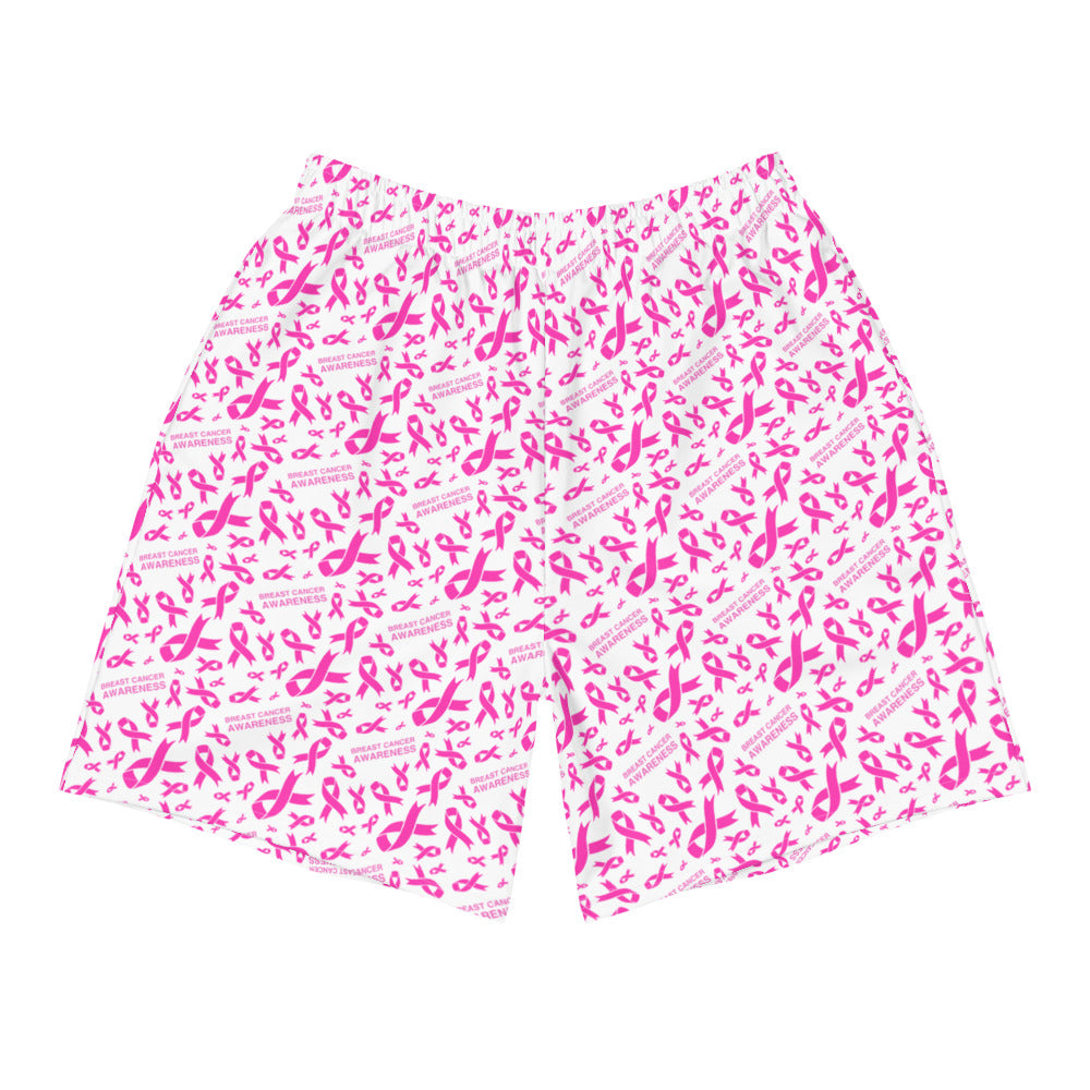 Breast Cancer Awareness Ribbon Pattern Shorts